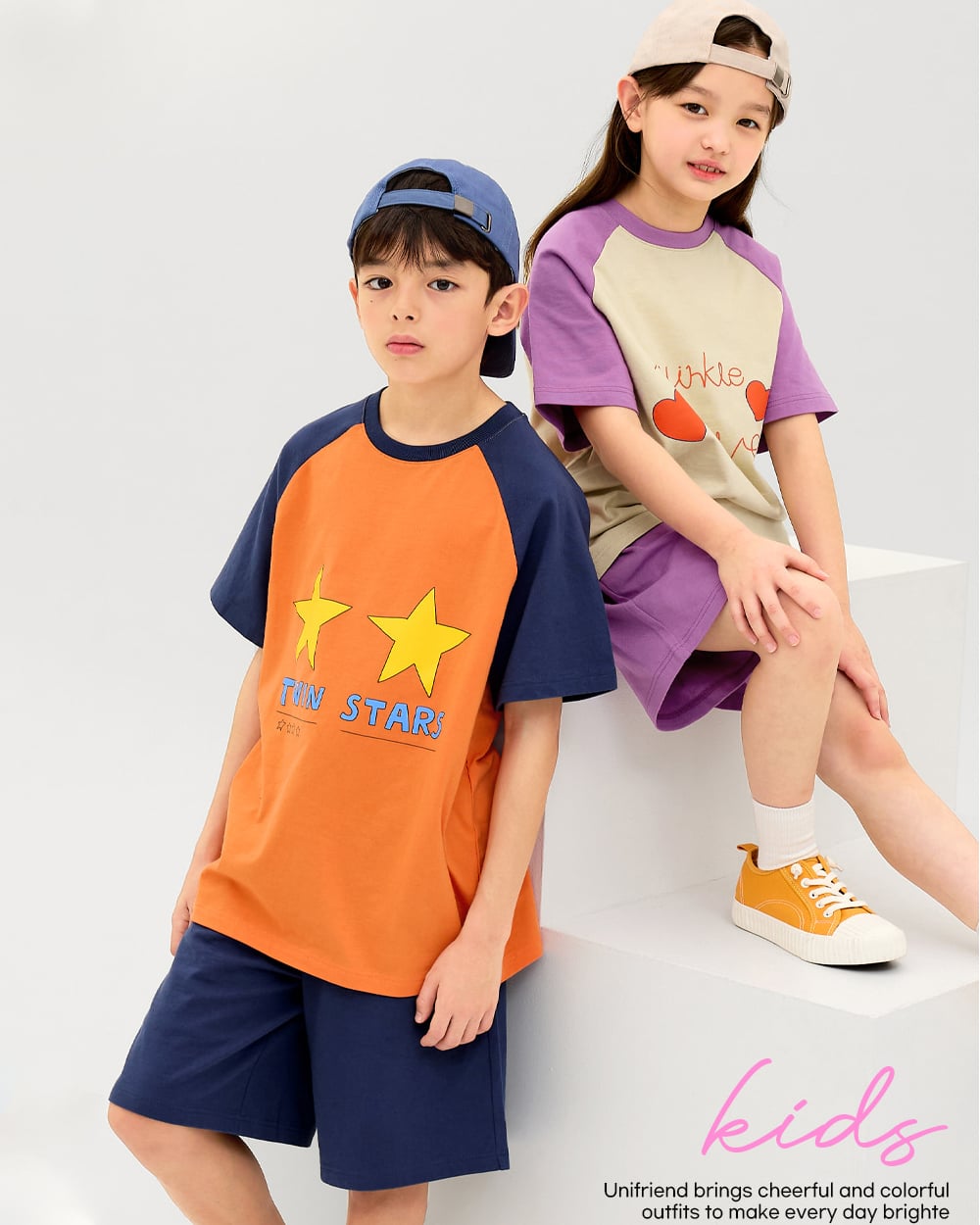 Bộ đồ ngắn cotton mịn bé trai U3190