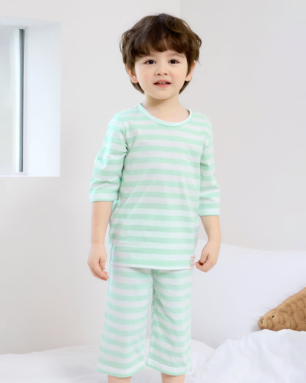 Bộ đồ lửng cotton mịn bé trai và bé gái U2125