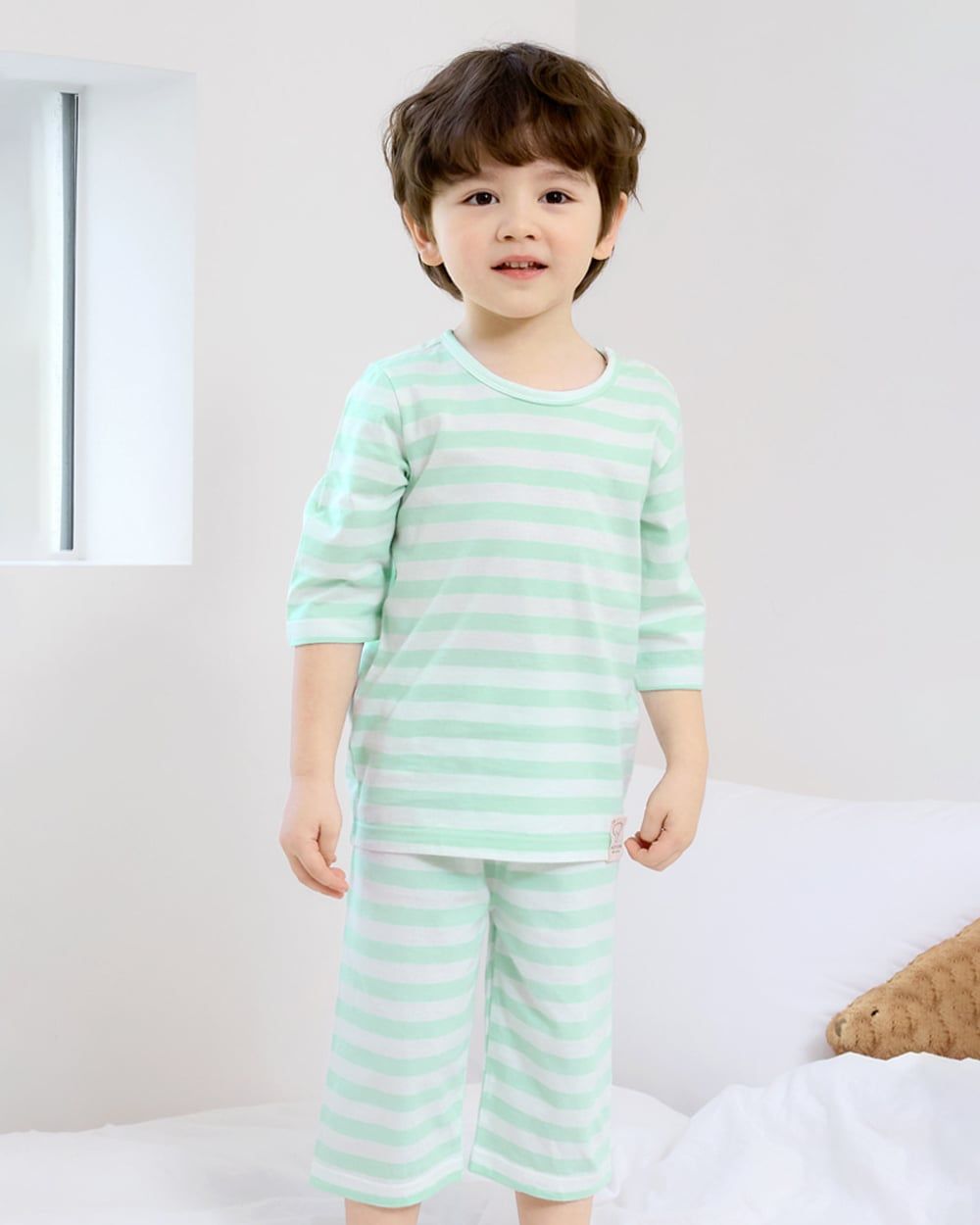 Bộ đồ lửng cotton mịn bé trai và bé gái U2125