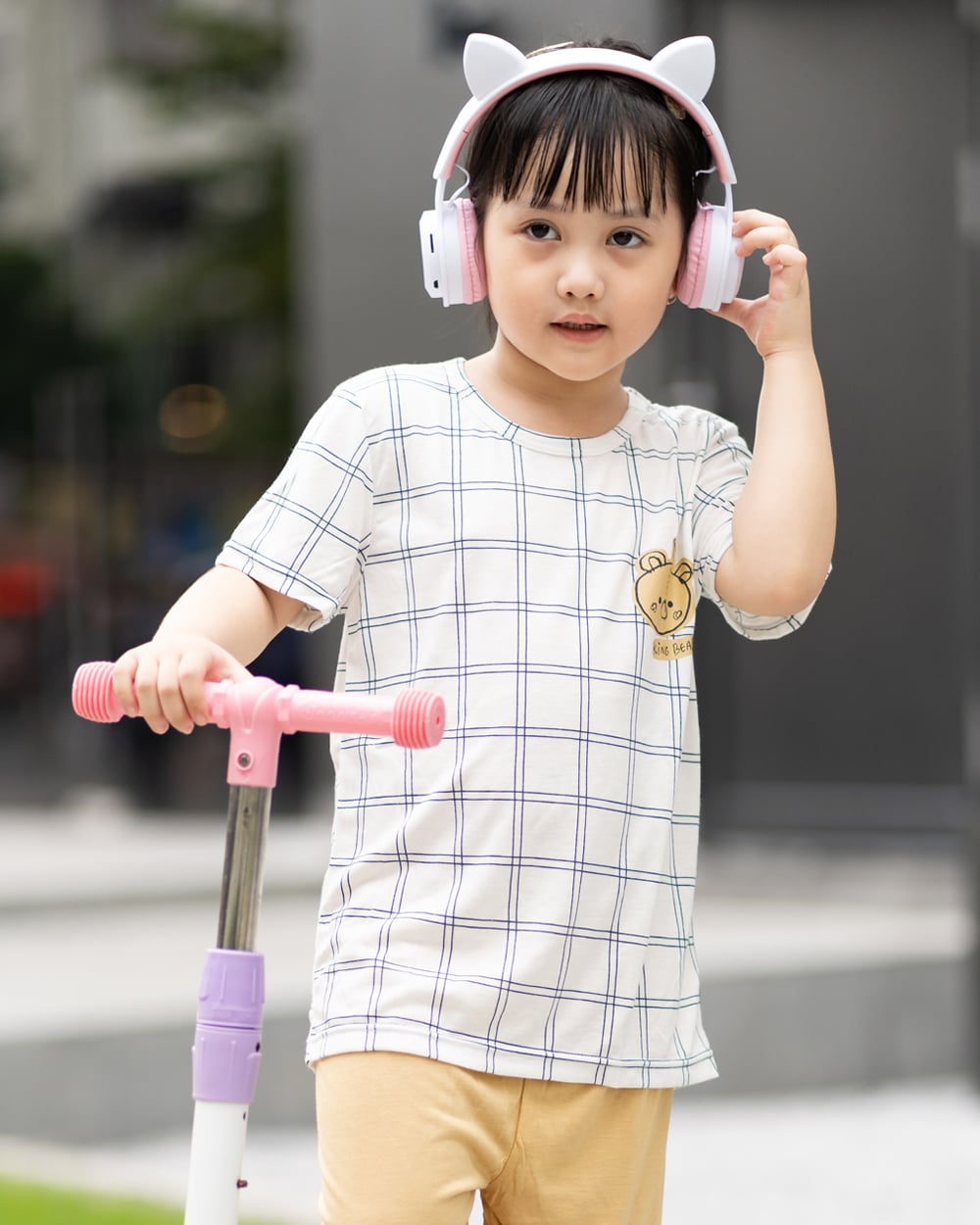 Bộ đồ ngắn Cool Feel mịn mỏng mát bé trai và bé gái U3167