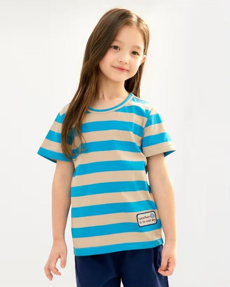 Bộ đồ ngắn cotton mịn bé gái và bé trai U3173