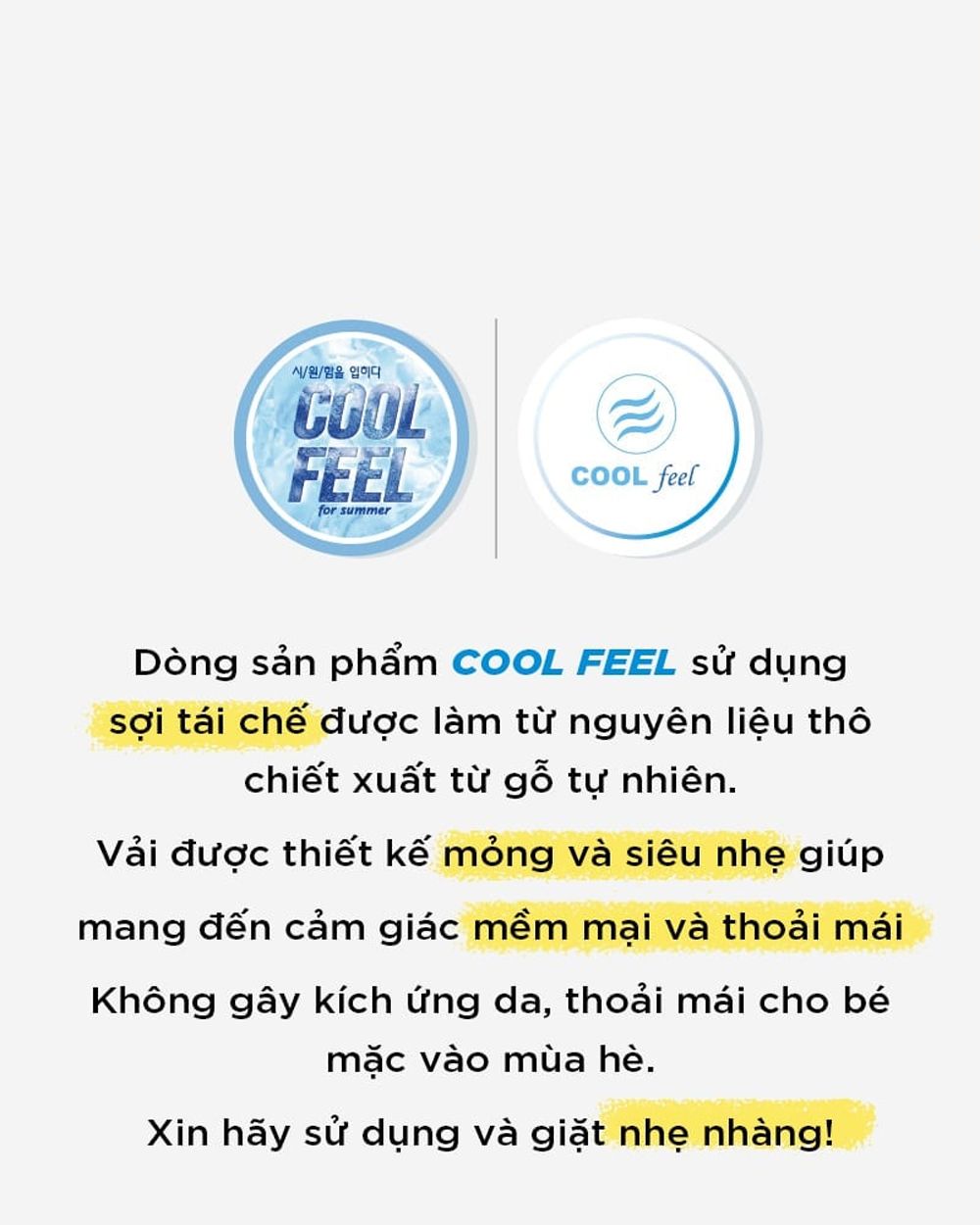 Bộ đồ ngắn Cool Feel mịn mỏng mát bé gái U3168