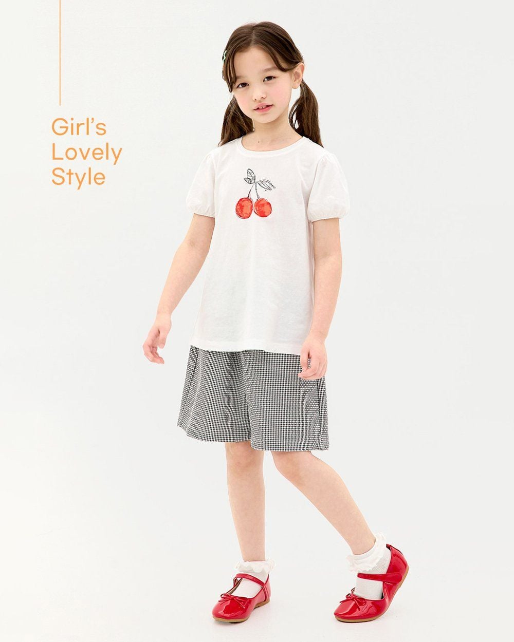 Bộ đồ ngắn cotton mịn bé gái U3217