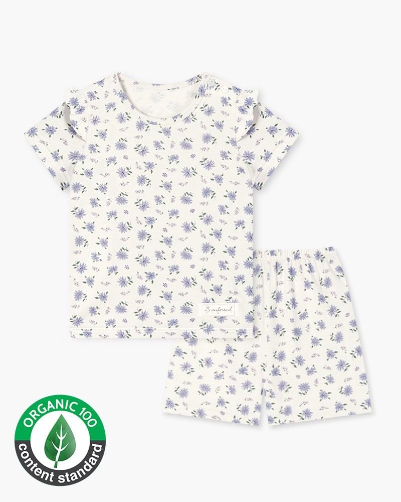 Bộ đồ ngắn cotton mịn bé gái U3177