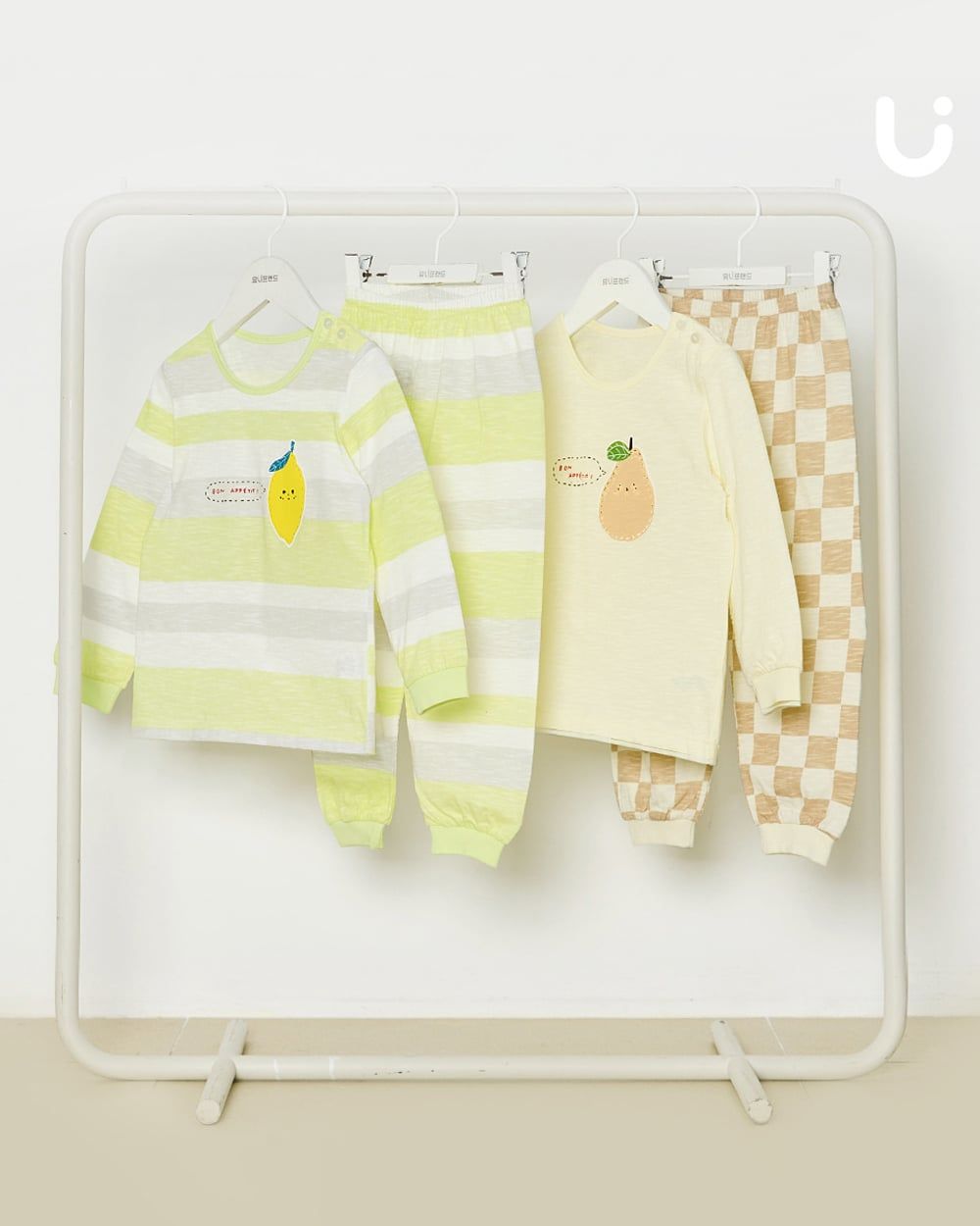 Bộ đồ dài cotton mịn bé trai và bé gái U1235