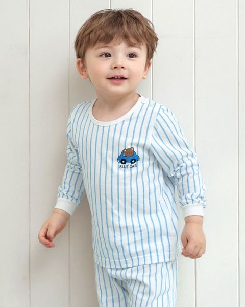 Bộ đồ dài cotton mịn dáng rộng bé trai U1306