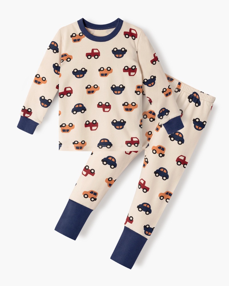 Bộ đồ dài dáng ôm cotton mịn bé trai U1259