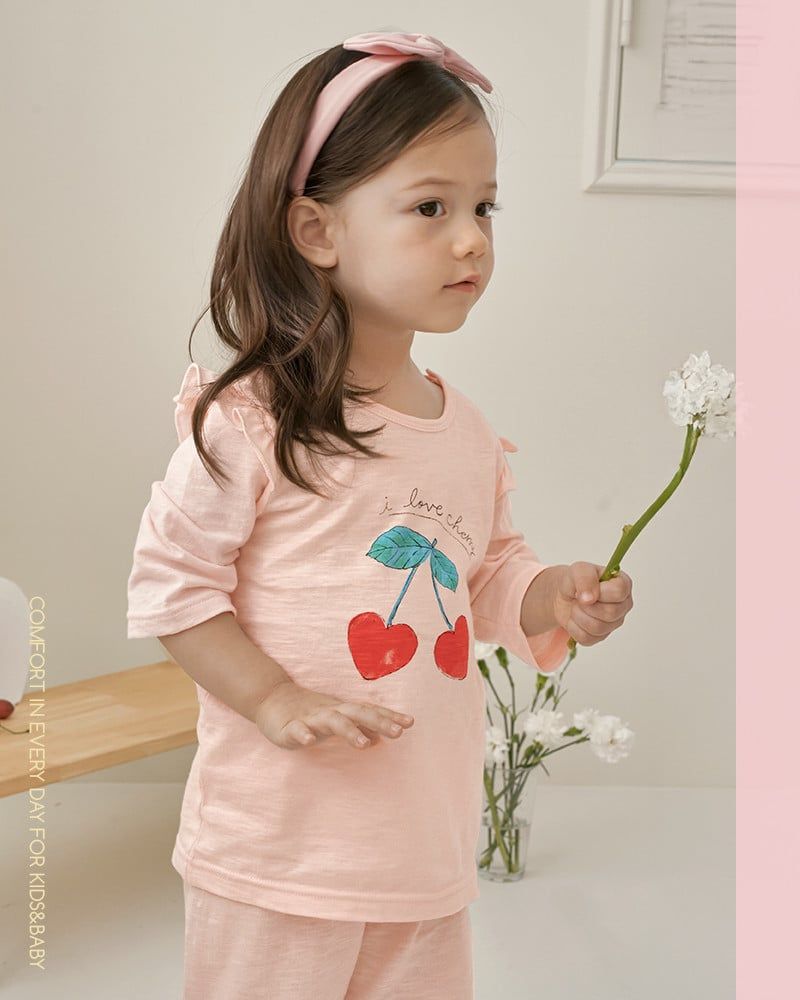 Bộ đồ lửng cotton mịn bé gái U2175