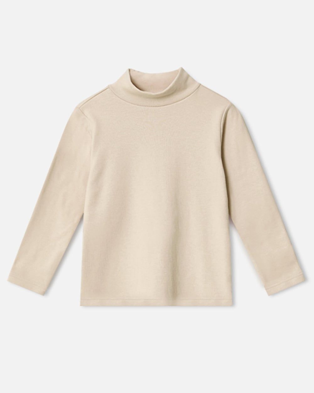 Áo cổ lọ (nữa cổ) dài tay vải nỉ cào bông ấm thu đông bé trai và bé gái U900D