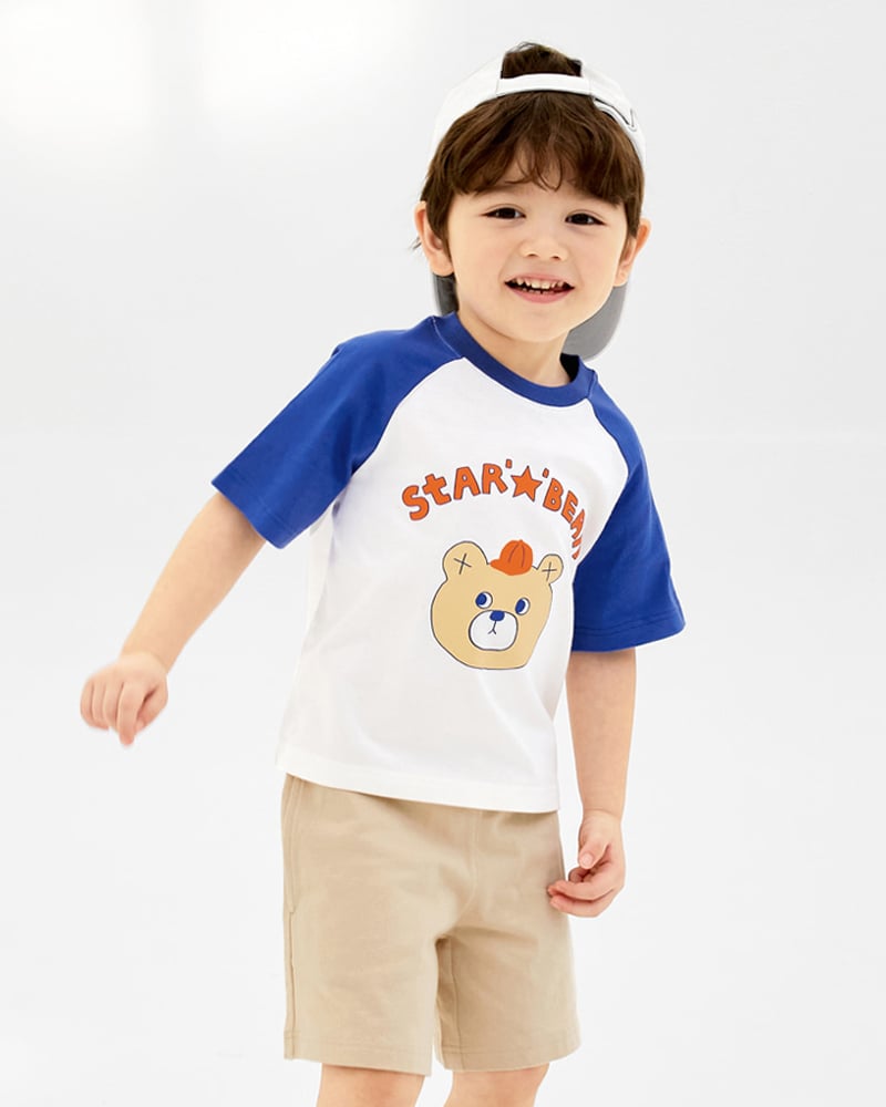 Bộ đồ ngắn cotton mịn bé trai và bé gái U3186