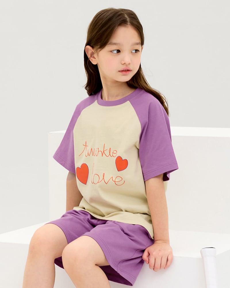 Bộ đồ ngắn cotton mịn bé gái U3189