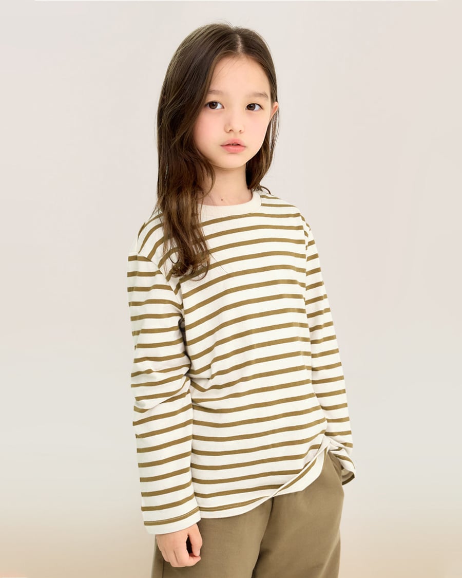 Áo phông thu đông tay dài cotton mịn bé trai và bé gái U900C