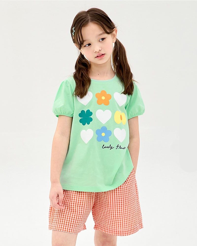 Bộ đồ ngắn cotton mịn bé gái U3216