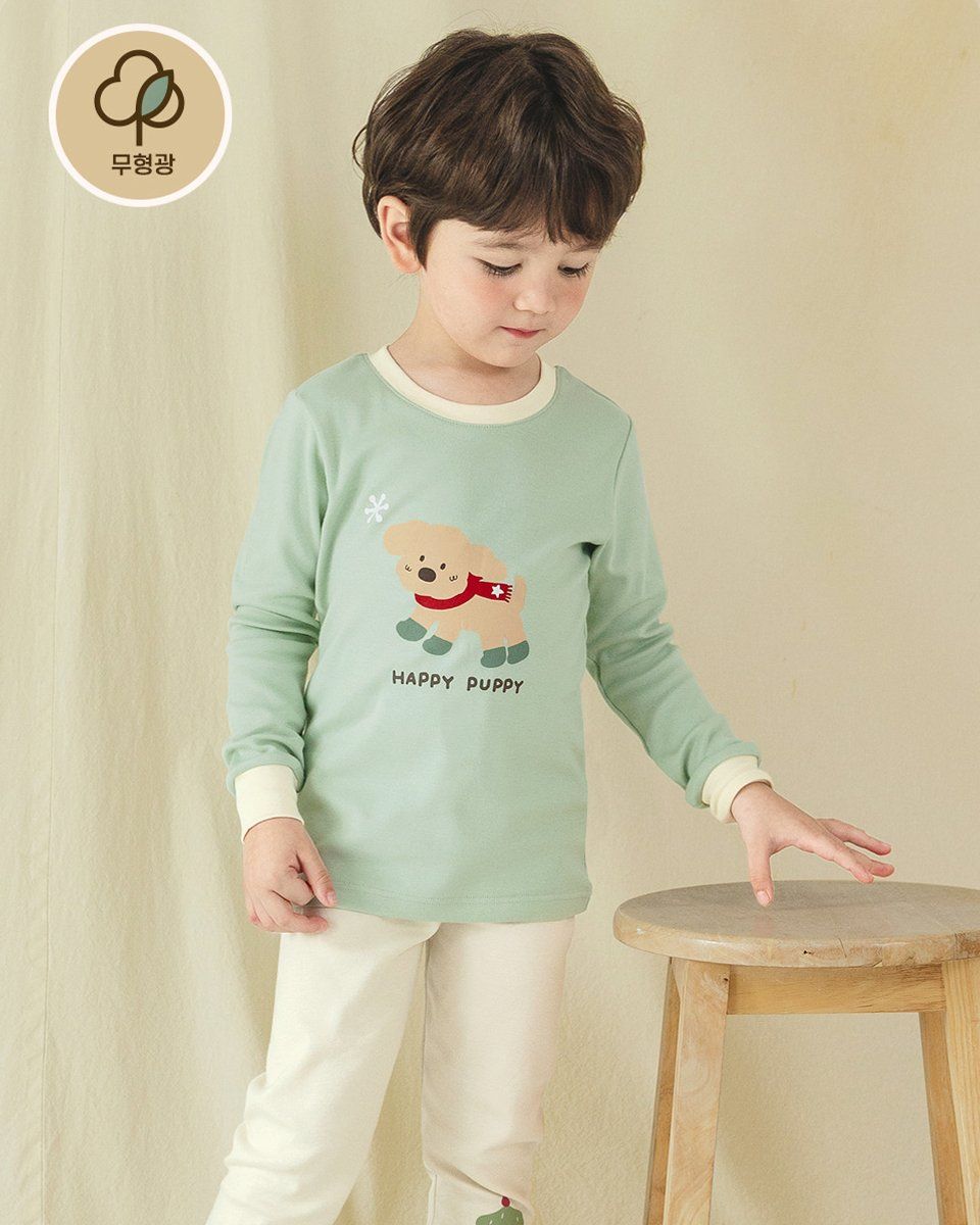 Bộ đồ dài dáng ôm cotton mịn bé trai và bé gái U1257