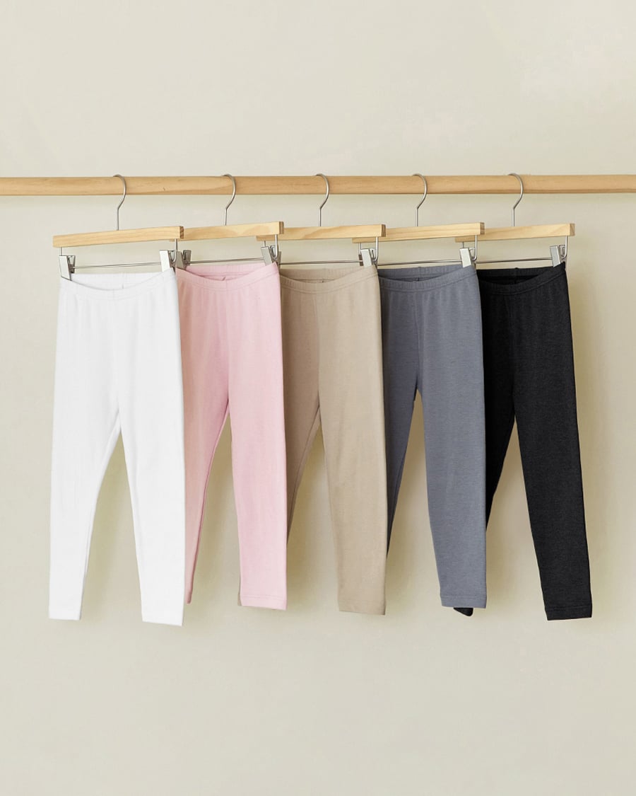 Quần legging dài vải nỉ cào bông ấm thu đông bé trai và bé gái U950E