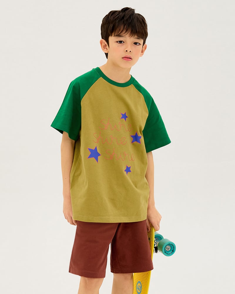 Bộ đồ ngắn cotton mịn bé trai và bé gái U3188