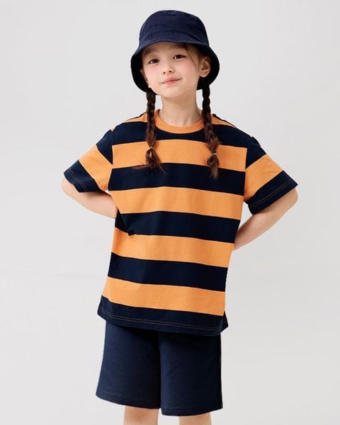 Bộ đồ ngắn cotton mịn bé trai và bé gái U3161