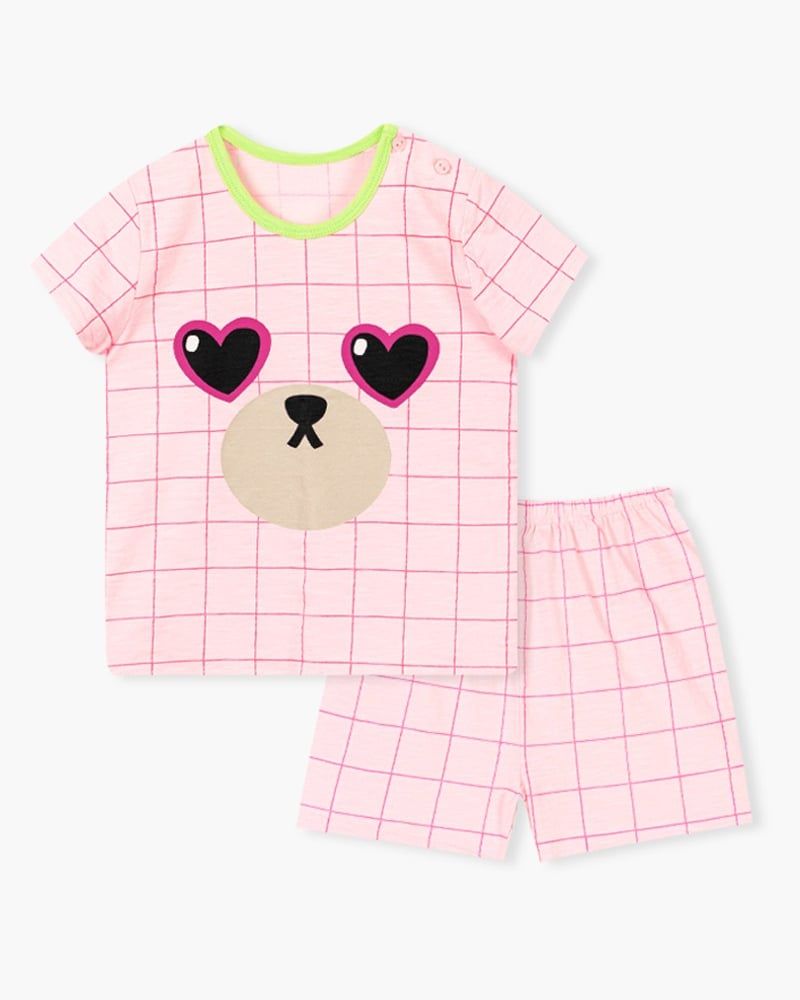 Bộ đồ ngắn cotton mịn bé gái U3053