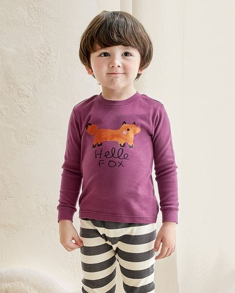 Bộ đồ dài dáng ôm cotton mịn bé trai và bé gái U1204