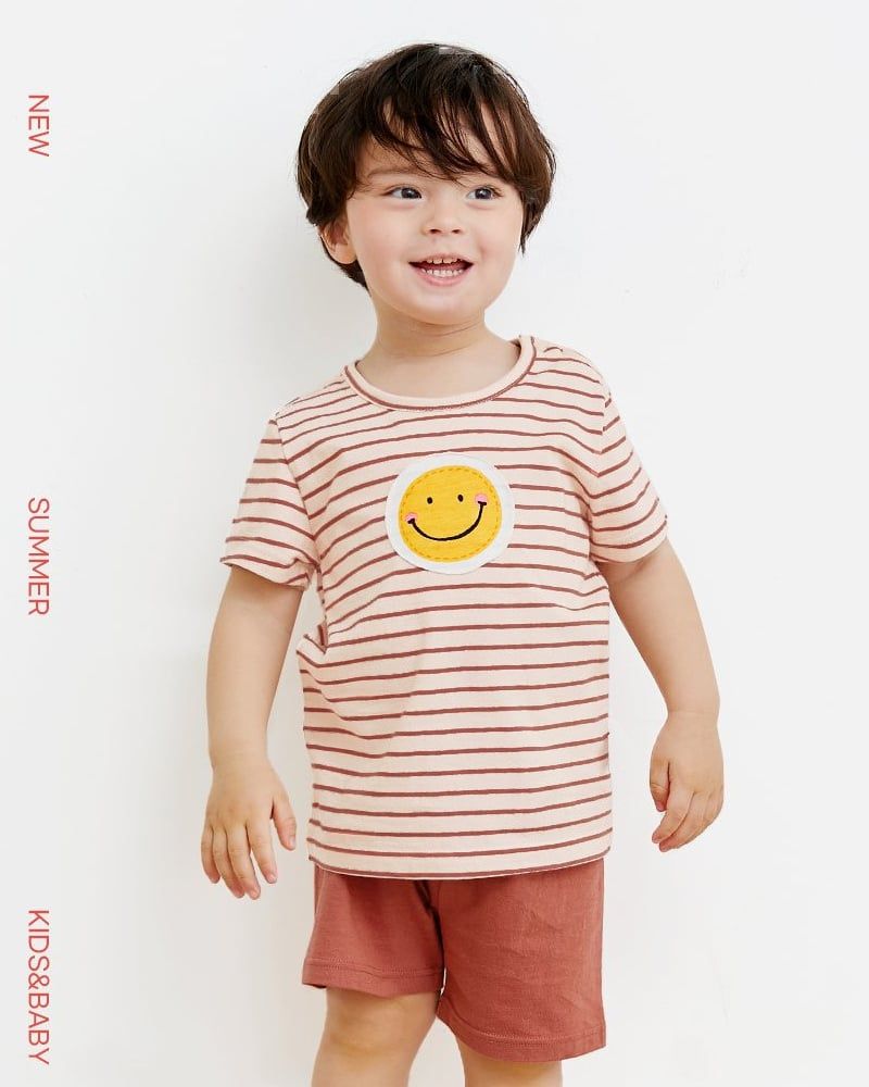 Bộ đồ ngắn cotton mịn bé trai và bé gái U3123