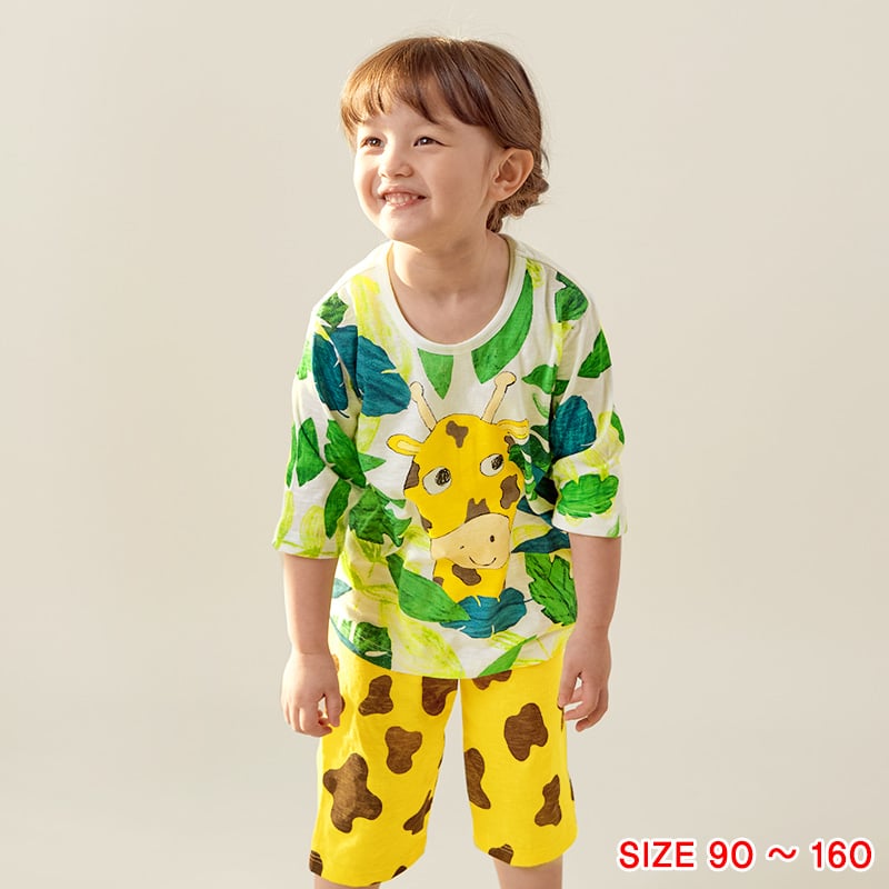 [Lẻ size] Bộ đồ lửng cotton cho bé trai và bé gái lẻ size U8011