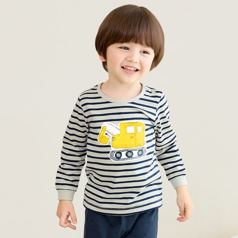 [Lẻ size] Bộ đồ dài tay cotton cho bé trai và bé gái lẻ size U8008