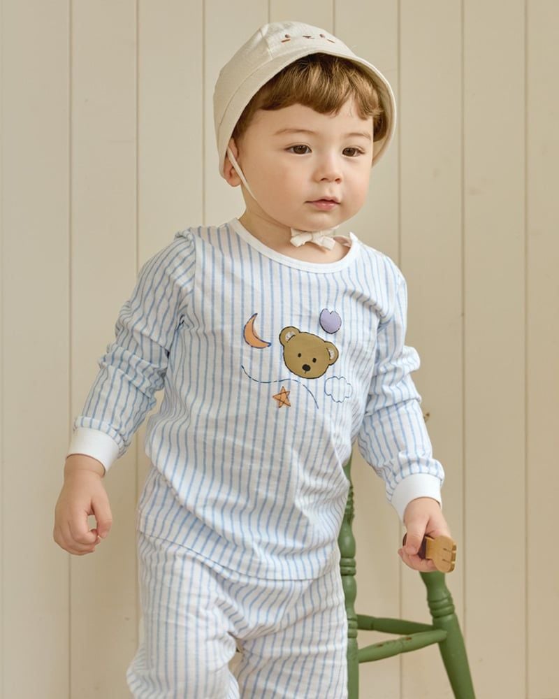 Bộ đồ dài dáng rộng cotton mịn bé trai U1266