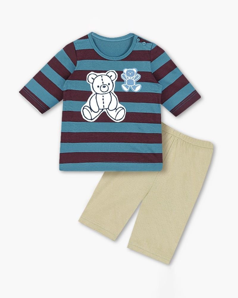 Bộ đồ lửng cotton mịn bé trai và bé gái U2111