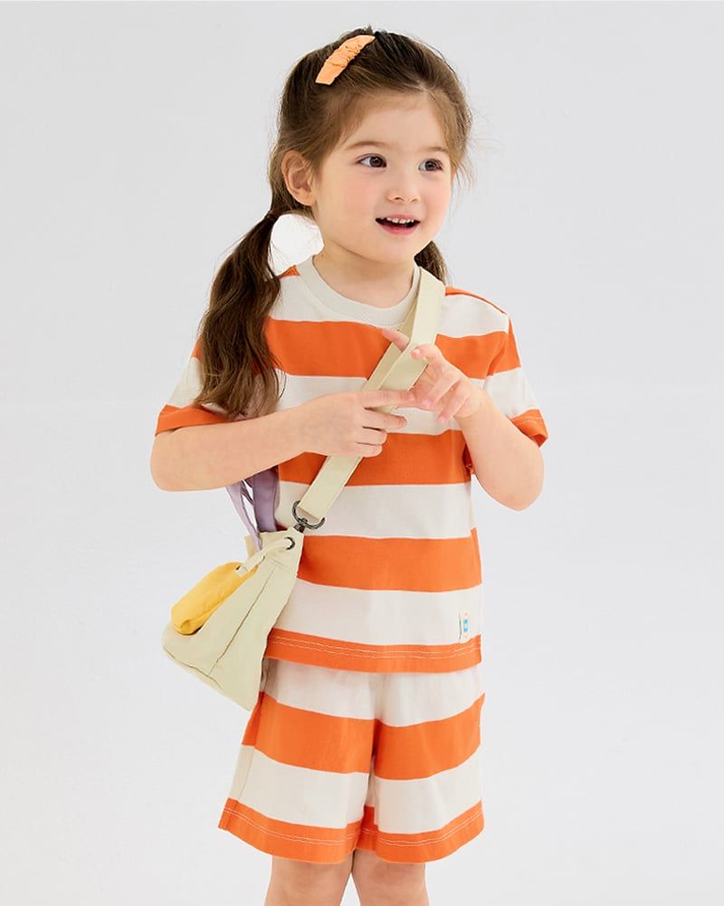 Bộ đồ ngắn cotton mịn bé trai và bé gái U3192