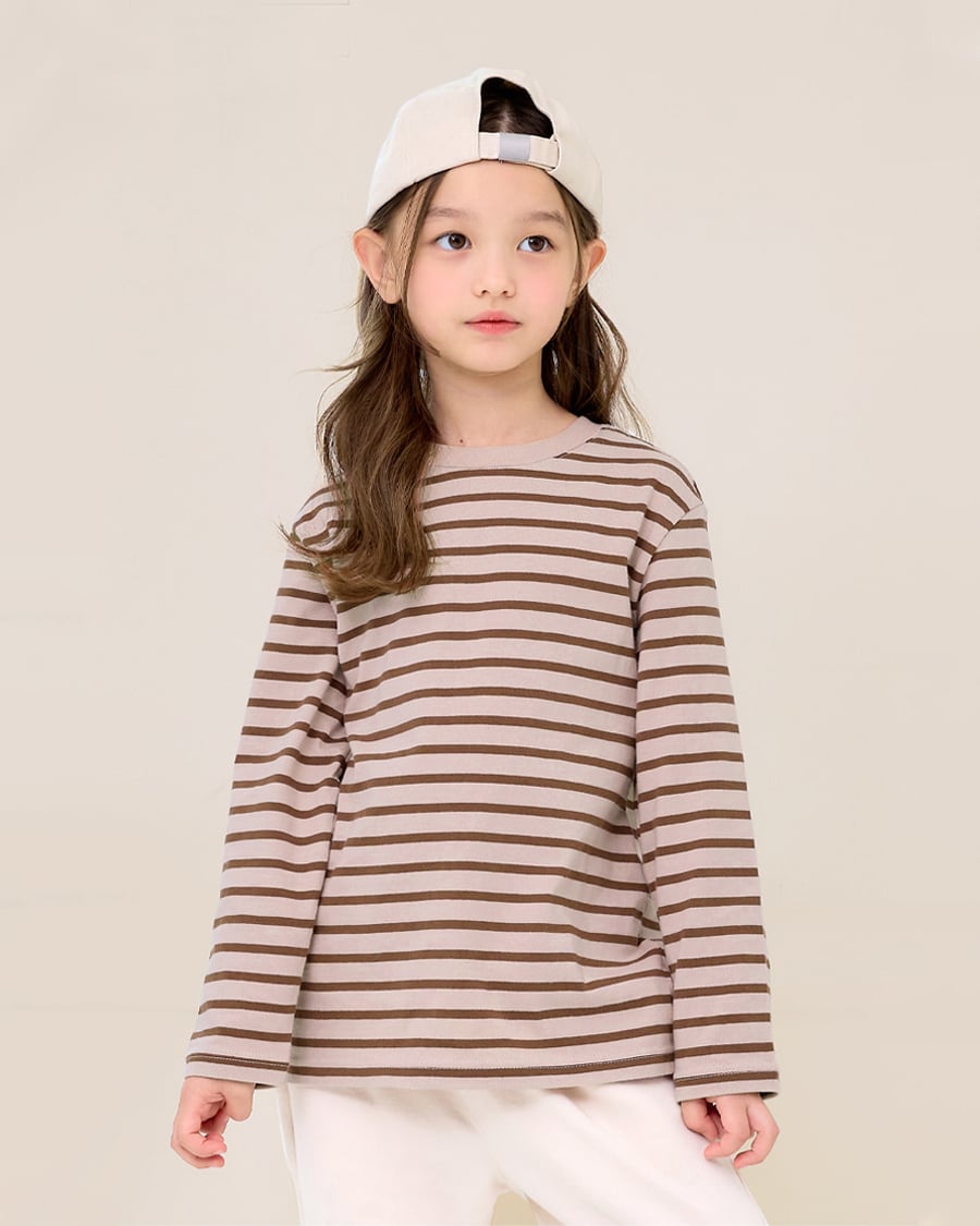 Áo phông thu đông tay dài cotton mịn bé trai và bé gái U900C