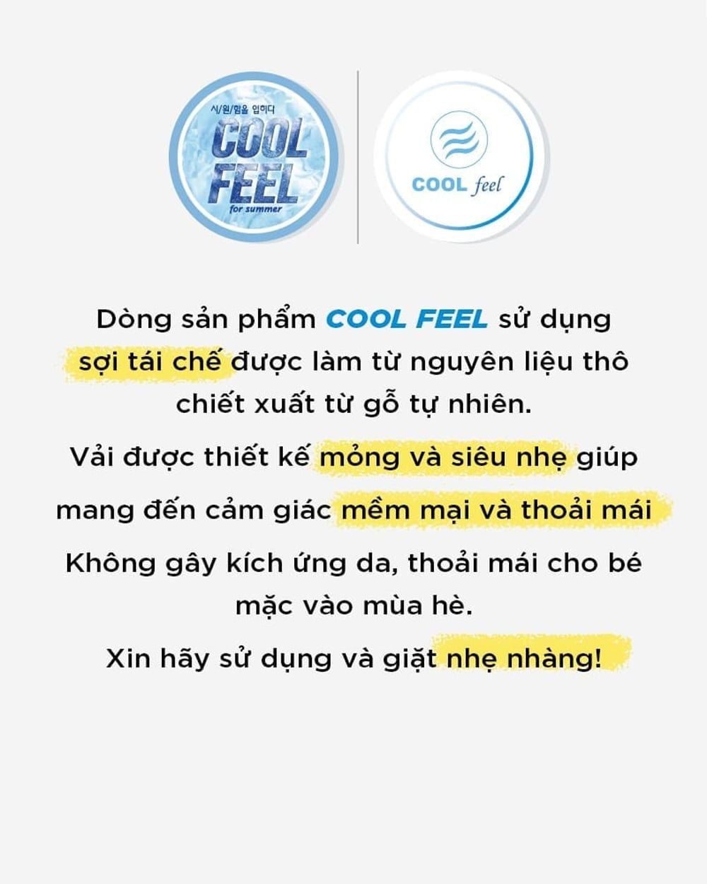Bộ đồ ngắn Cool Feel mịn mỏng mát bé trai và bé gái U3166