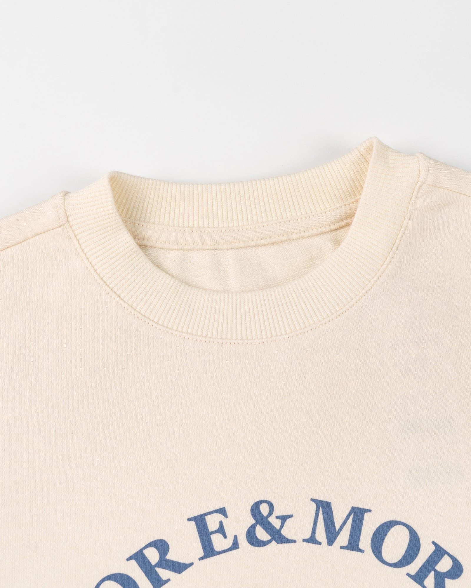 Bộ đồ dài dáng rộng vải nỉ da cá cotton bé trai và bé gái U1338