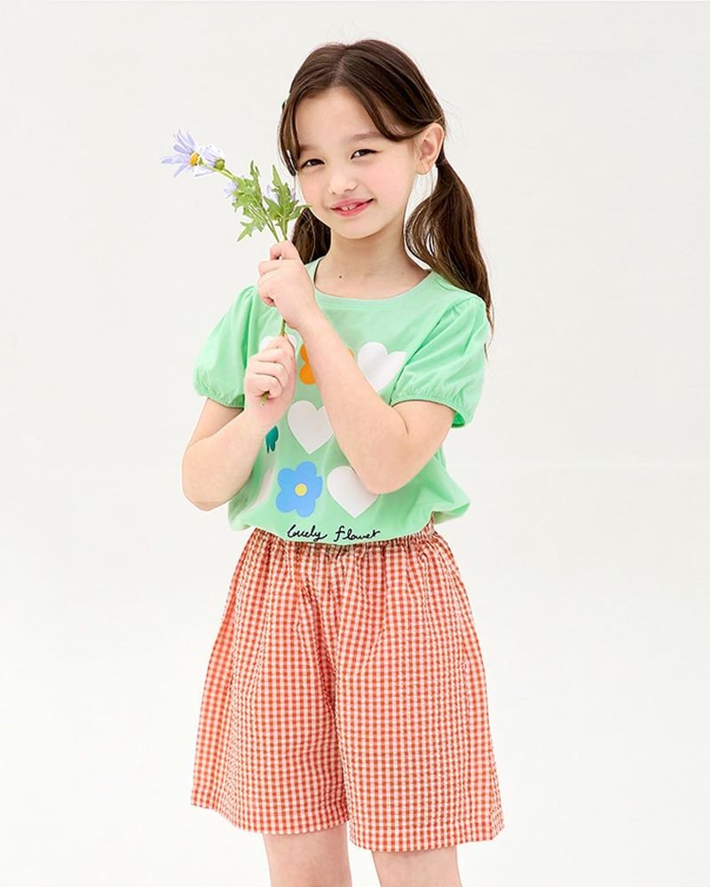 Bộ đồ ngắn cotton mịn bé gái U3216