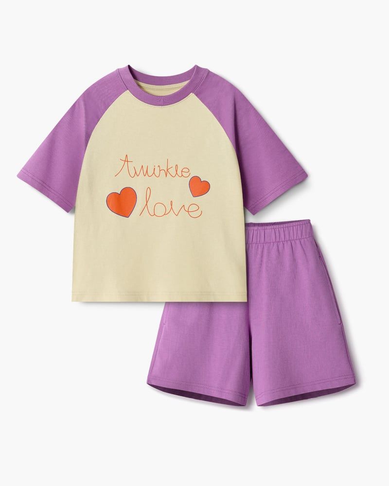 Bộ đồ ngắn cotton mịn bé gái U3189