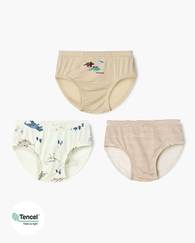 Set 3 quần chip tam giác vải Tencel cho bé trai U6064