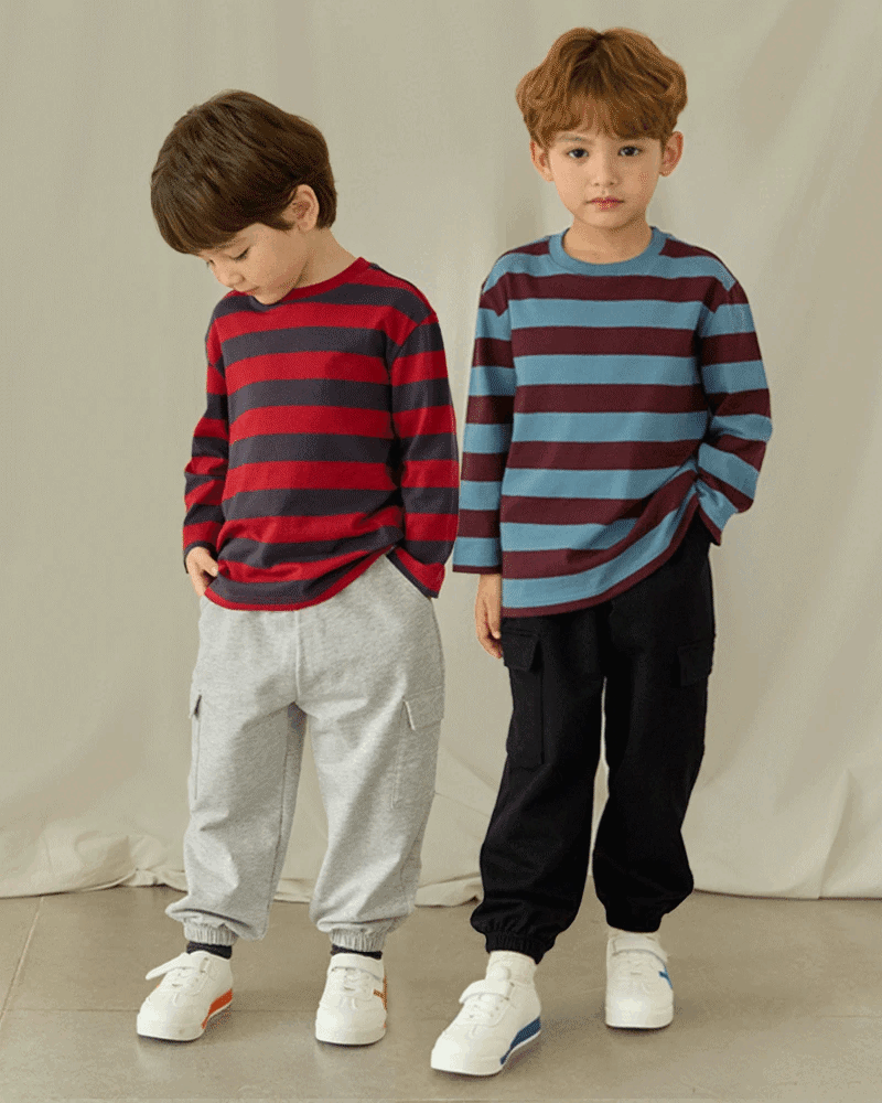 Quần cargo thu đông cotton spandex bé trai và bé gái U950G