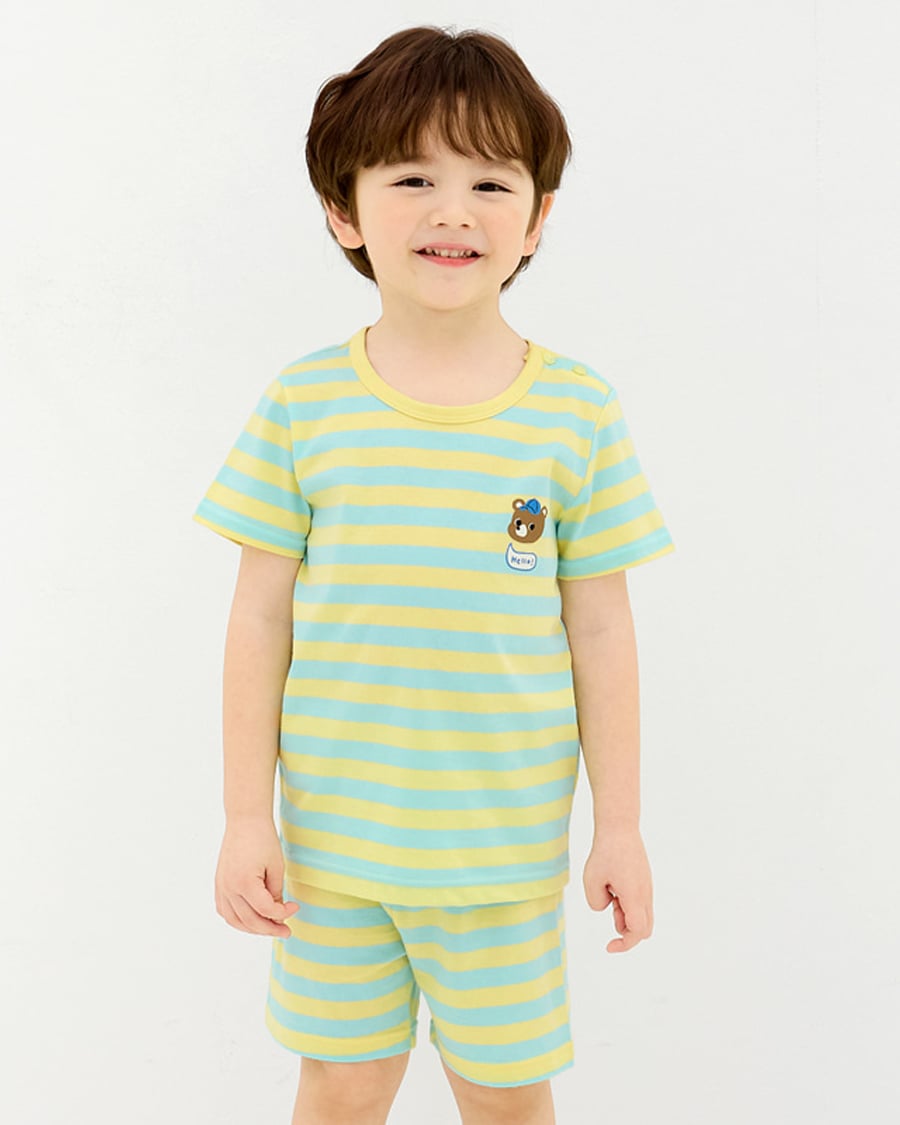 Bộ đồ ngắn cotton mịn bé trai U3200