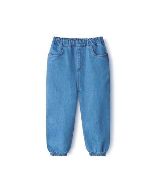 Quần dài jean dáng jogger co giãn bé trai và bé gái U950K