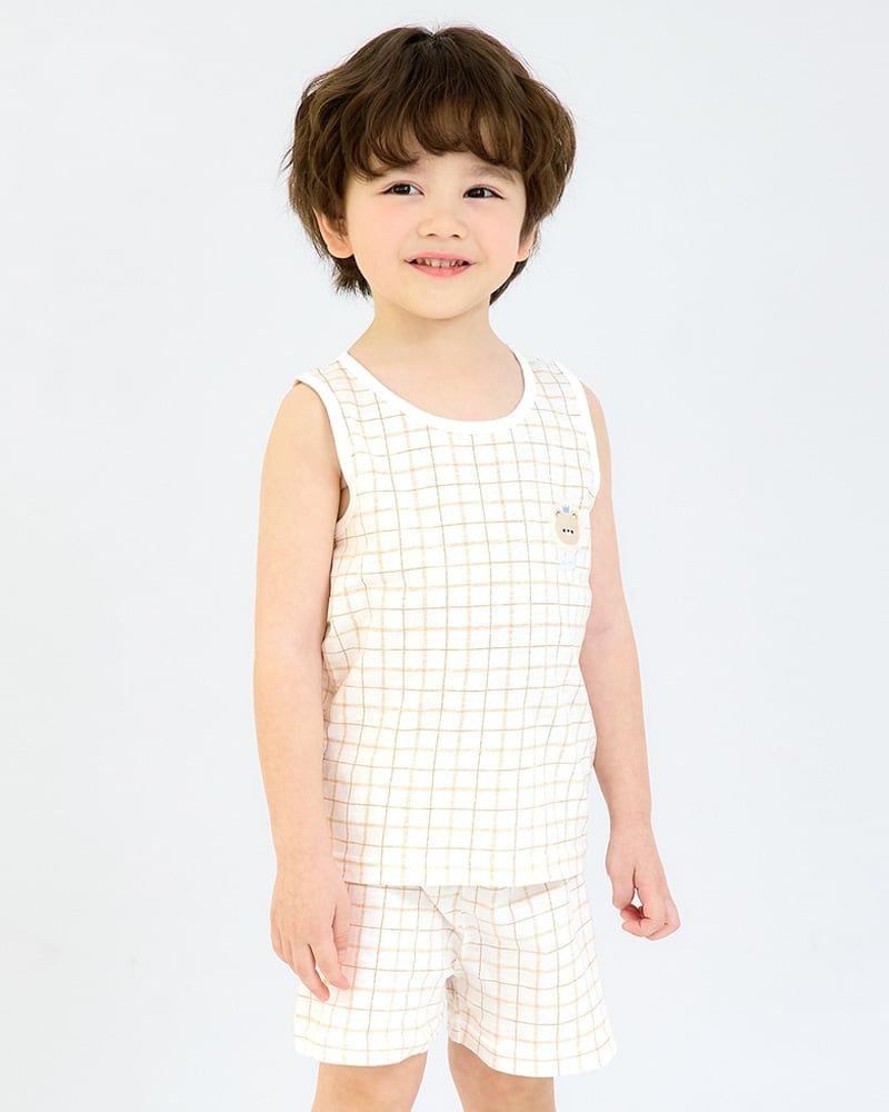 Bộ đồ ba lỗ cotton mịn bé trai và bé gái U4096