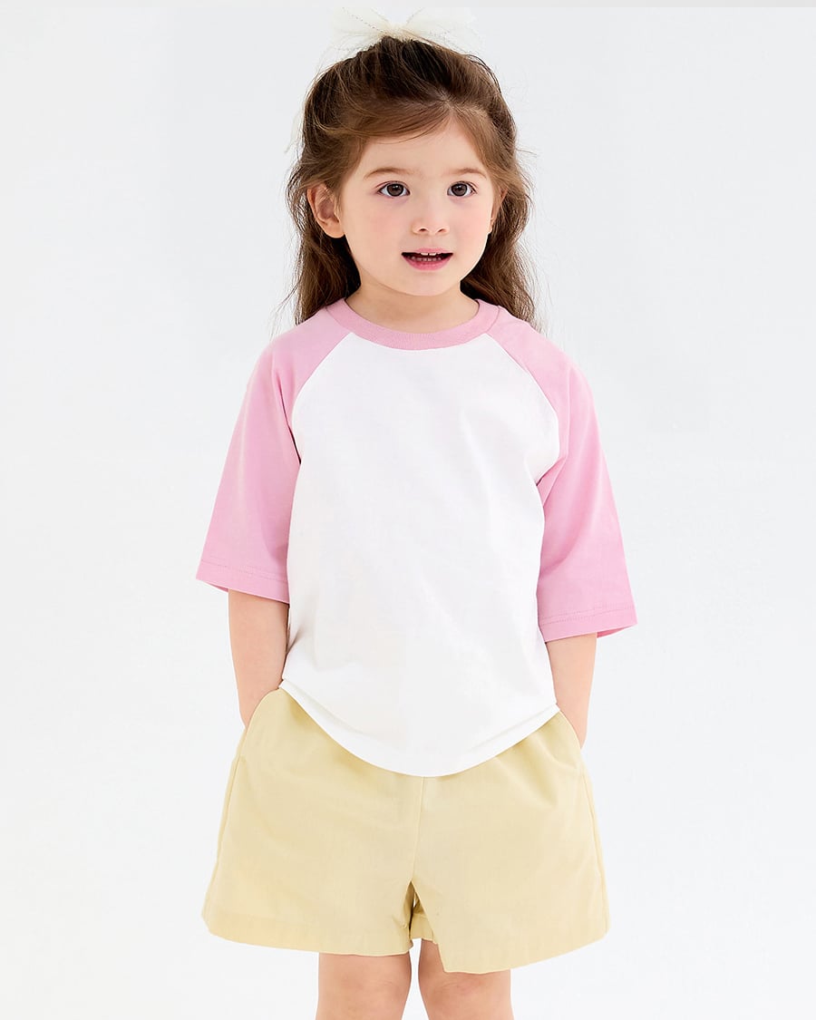 Áo phông tay lửng cotton mịn bé trai và bé gái U900B