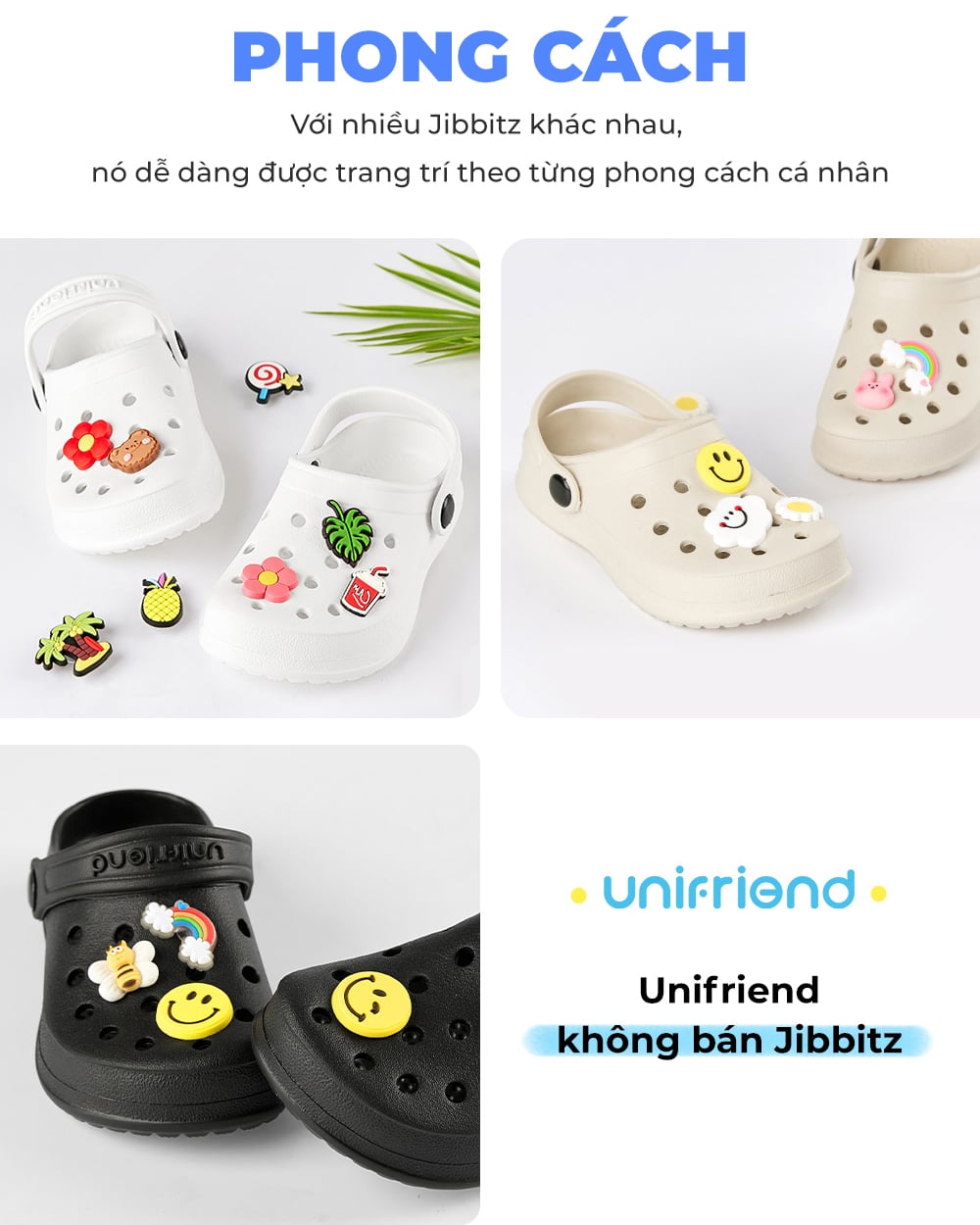 Giày sục chống trượt Unifriend EVA Classic Sandal US01