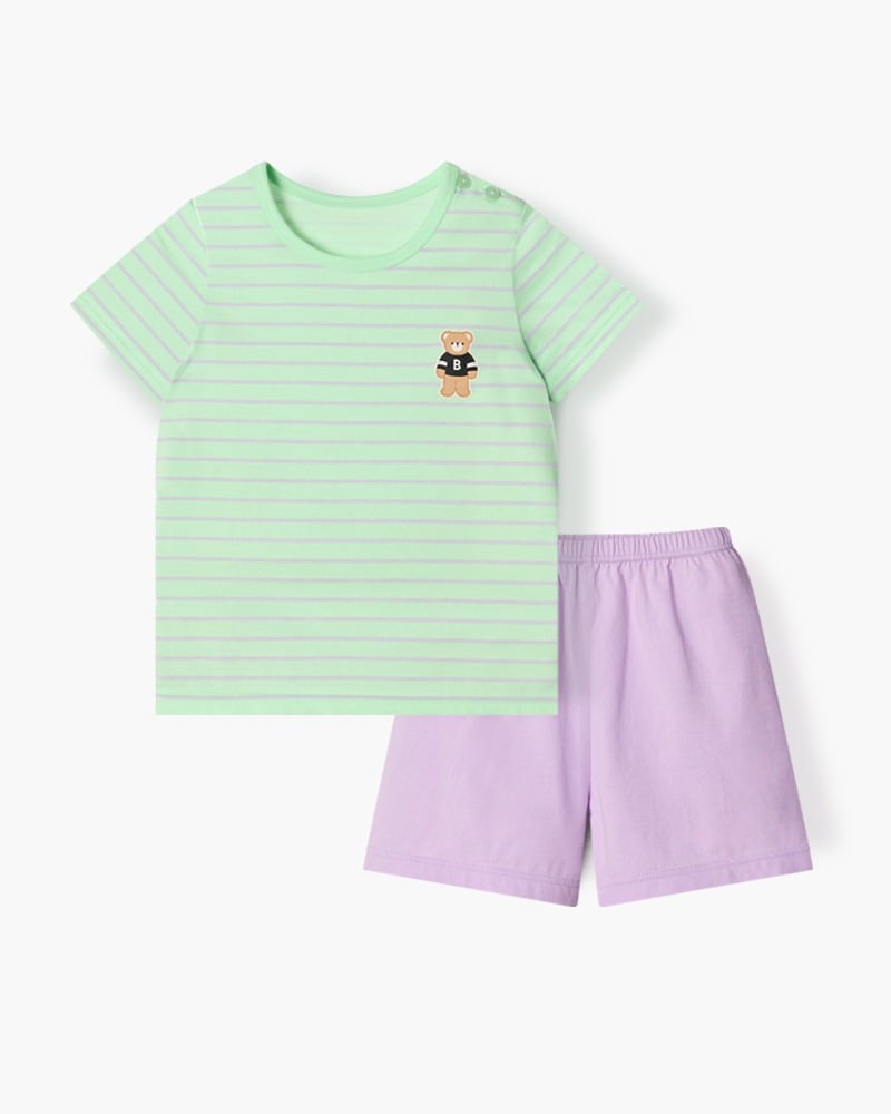 Bộ đồ ngắn cotton mịn bé gái U3230