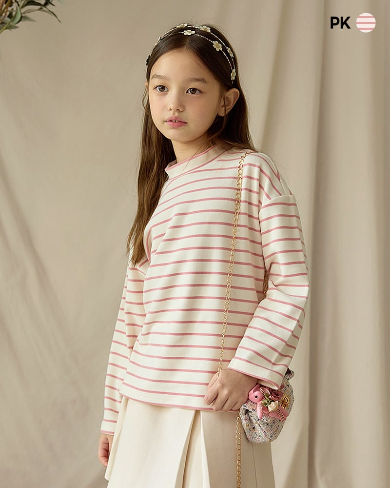 Áo thun dài tay cổ 3 phân vải nỉ cào bông ấm bé trai và bé gái U900G