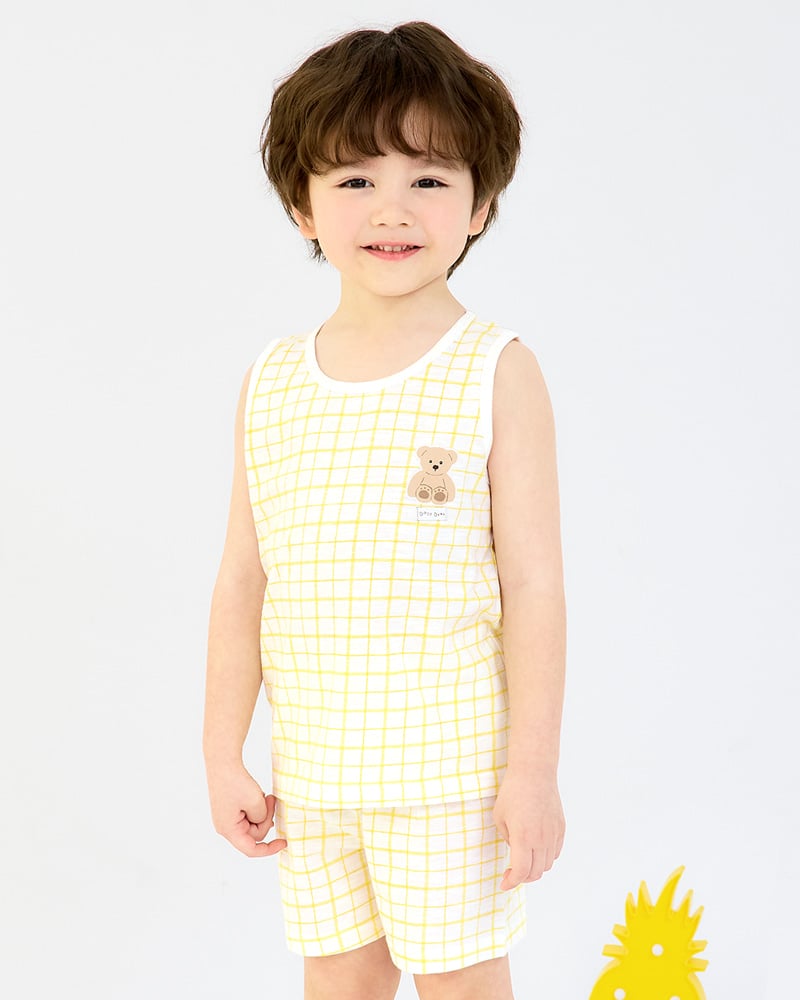 Bộ đồ ba lỗ cotton mịn bé trai và bé gái U4095