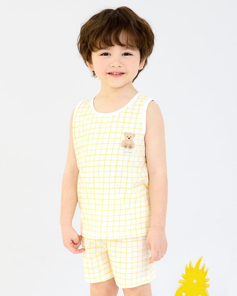 Bộ đồ ba lỗ cotton mịn bé trai và bé gái U4095