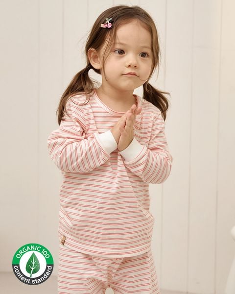 Bộ đồ dài cotton mịn dáng rộng bé gái U1316