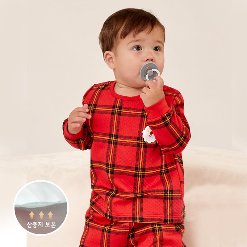 [Lẻ size] Bộ đồ dài chần bông 3 lớp cho bé trai và bé gái U8004
