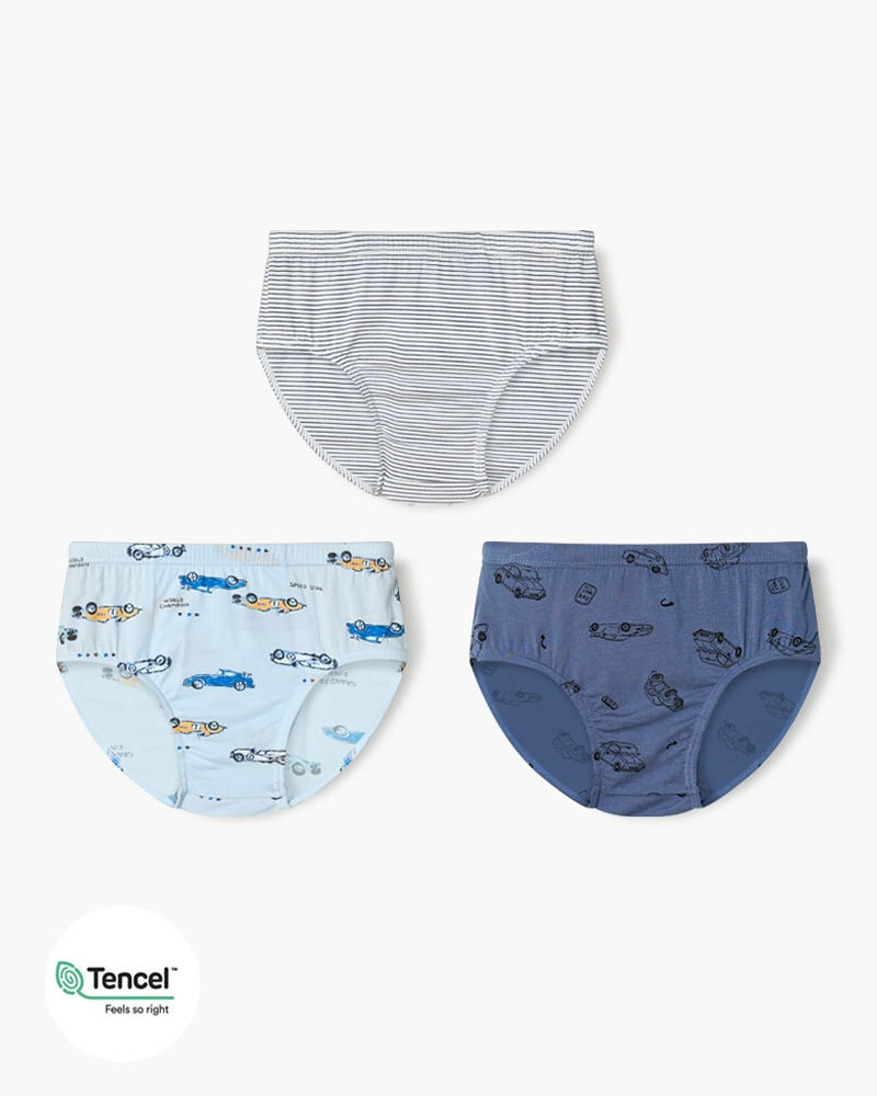 Set 3 quần chip tam giác vải Tencel cho bé trai U6063