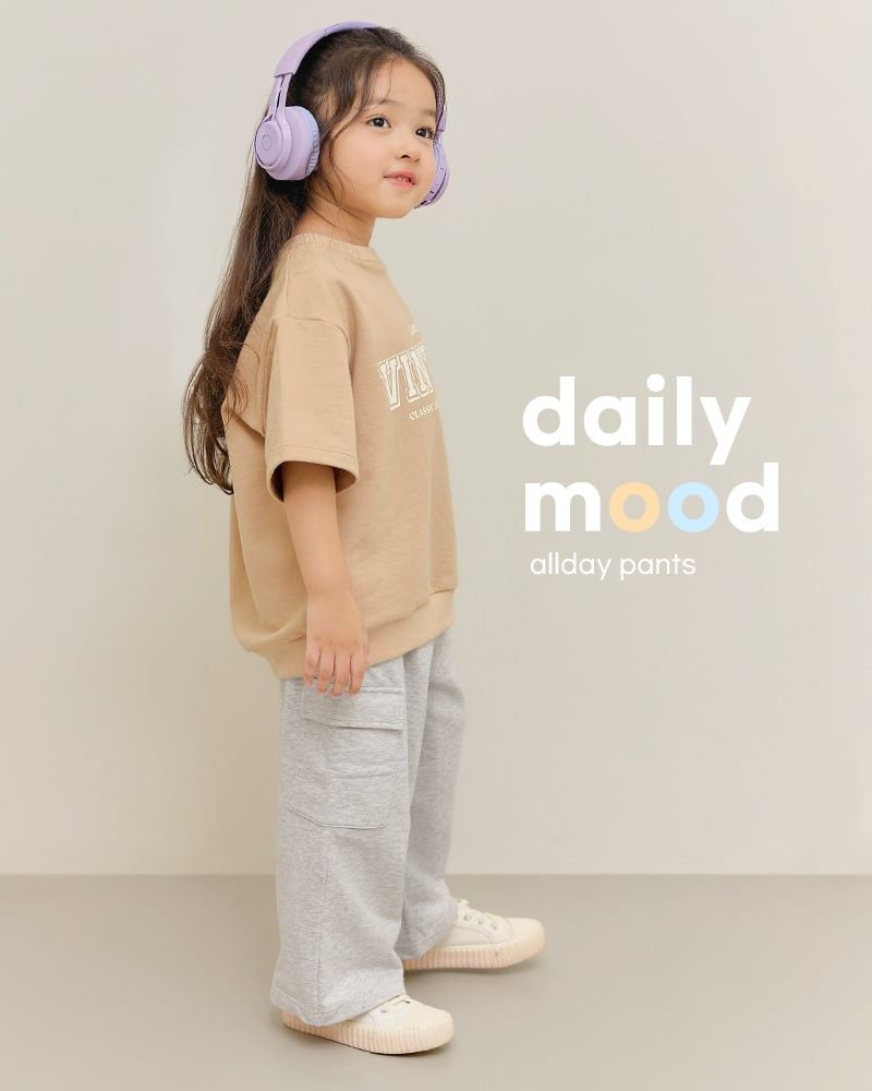 Quần cargo ống suông vải cotton spandex dày vừa U950S