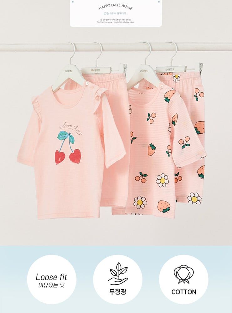 Bộ đồ lửng cotton giấy bé gái U2179